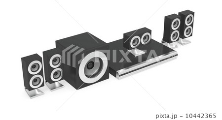 Audio-video player with speakers 10442365