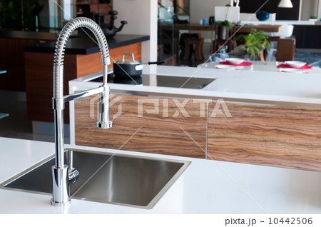 Shiny stainless steel faucet 10442506