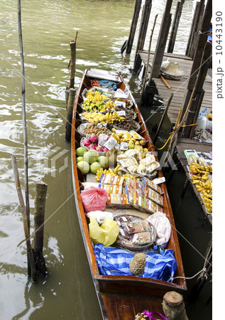 ダムヌン・サドアク　水上マーケット 10443190
