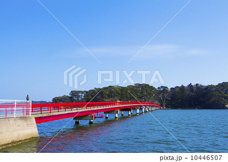 松島 福浦橋の写真素材