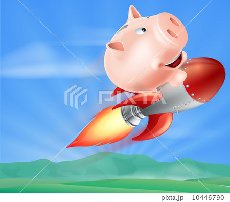 Rocket Piggy Bank 10446790
