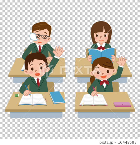 居眠りしている生徒 10448595