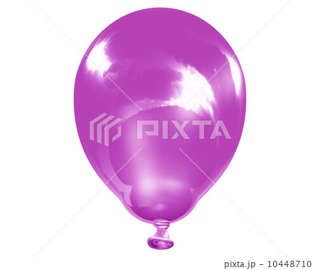 Single reflective violet balloon 10448710