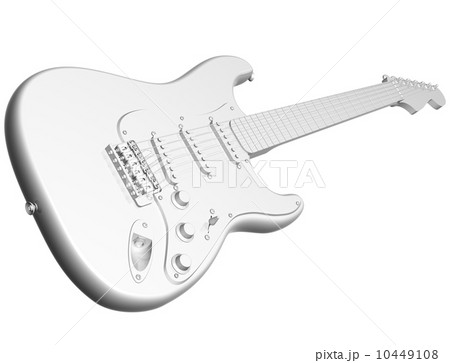 All white guitar 10449108