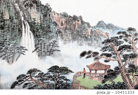 traditional Chinese painting , landscape 10451333