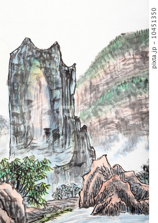 traditional Chinese painting , landscape 10451350