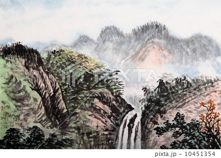 traditional Chinese painting , landscape traditional Chinese painting , landscape 10451354