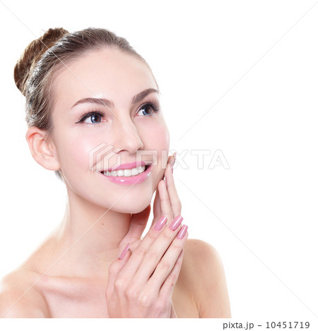 woman smile face with health teeth close up woman smile face with health teeth close up 10451719