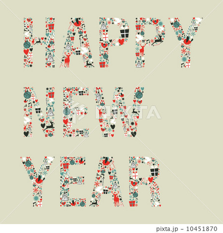 2013 happy new year xmas icons 10451870