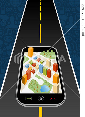 GPS city map GPS city map 10451877