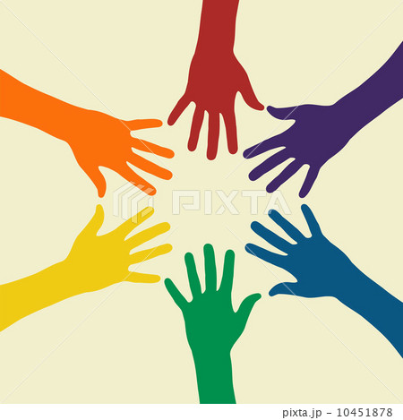 Rainbow hand 10451878