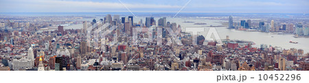 New York City Manhattan downtown skyscrapers panorama New York City Manhattan downtown skyscrapers panorama 10452296
