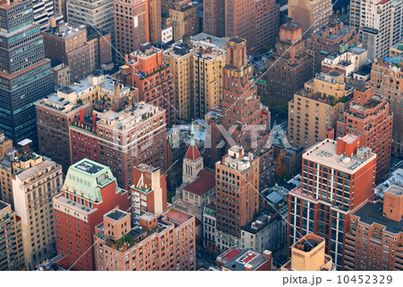 New York City Manhattan skyline aerial view New York City Manhattan skyline aerial view 10452329