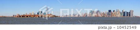 New Jersey and New York City Manhattan skyline panorama 10452549