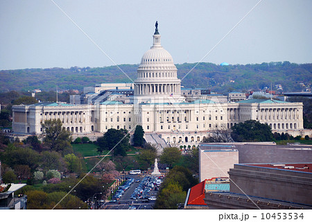 capitol hill building aerial view, Washington DC capitol hill building aerial view, Washington DC 10453534