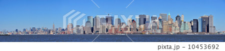 New York City Manhattan downtown panorama New York City Manhattan downtown panorama 10453692