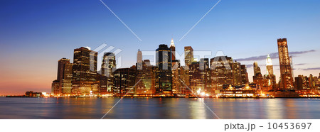 New York City Manhattan skyline panorama New York City Manhattan skyline panorama 10453697