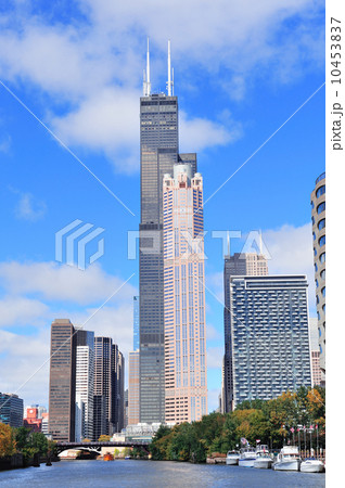 Chicago downtown skyline Chicago downtown skyline 10453837