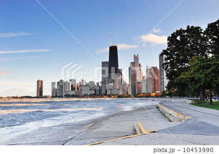 Chicago urban skyline 10453990