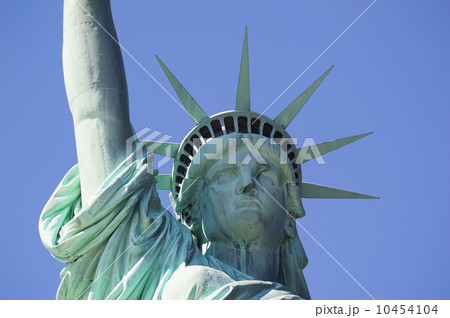 Statue of Liberty closeup in New York City Manhattan 10454104