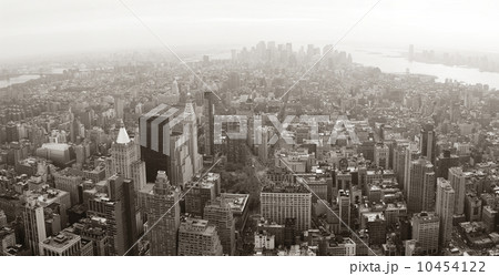 New York City Manhattan skyline aerial view panorama New York City Manhattan skyline aerial view panorama 10454122