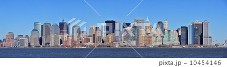 New York City Manhattan downtown panorama New York City Manhattan downtown panorama 10454146
