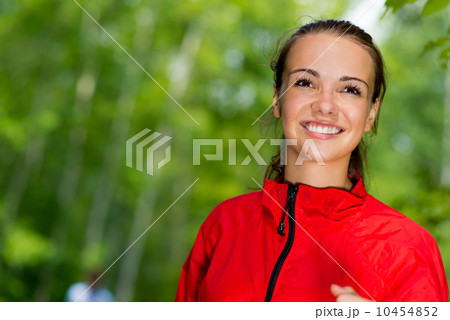 healthy young female athlete running healthy young female athlete running 10454852