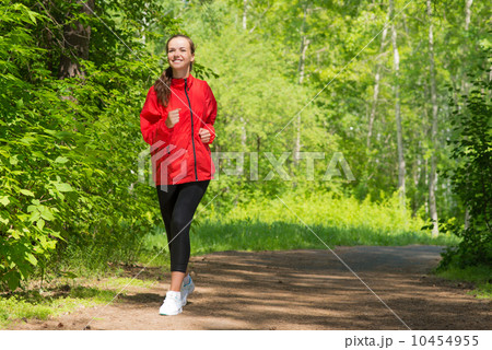 healthy young female athlete running healthy young female athlete running 10454955