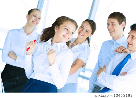happy business woman happy business woman 10455195