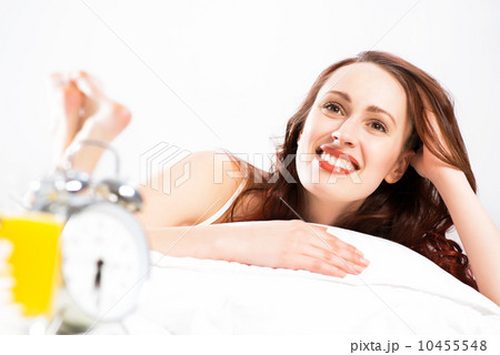 portrait of a young woman in the bedroom portrait of a young woman in the bedroom 10455548