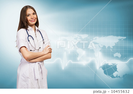 young female doctor young female doctor 10455632