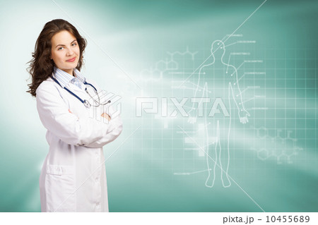 young female doctor young female doctor 10455689
