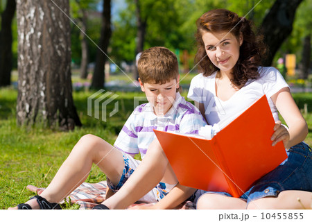 reading a book together reading a book together 10455855