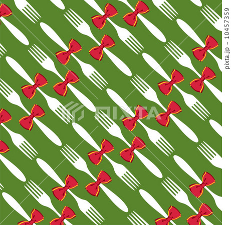 Christmas cutlery pattern background 10457359