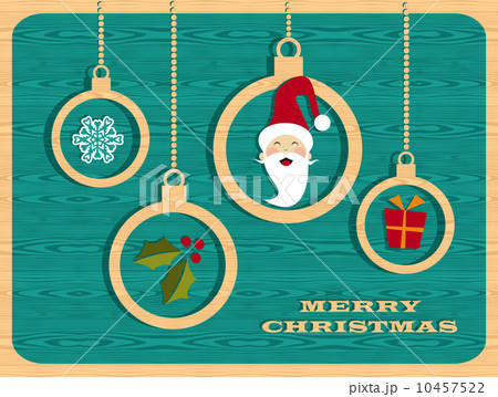 Retro wooden Christmas set Retro wooden Christmas set 10457522