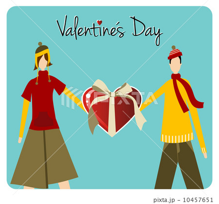 Happy Valentines day greeting card 10457651