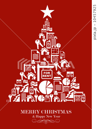 Real estate industry Christmas Tree 10457925