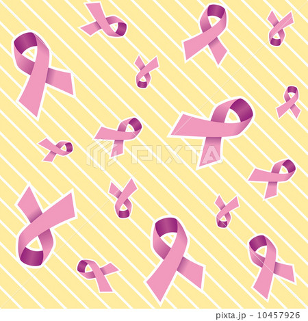 Pink Breast Cancer Ribbon Background 10457926