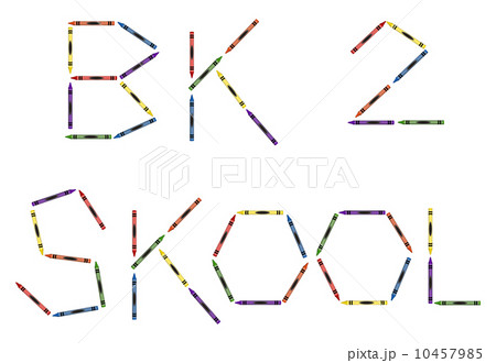 Colored Crayons Forming Back to School 10457985