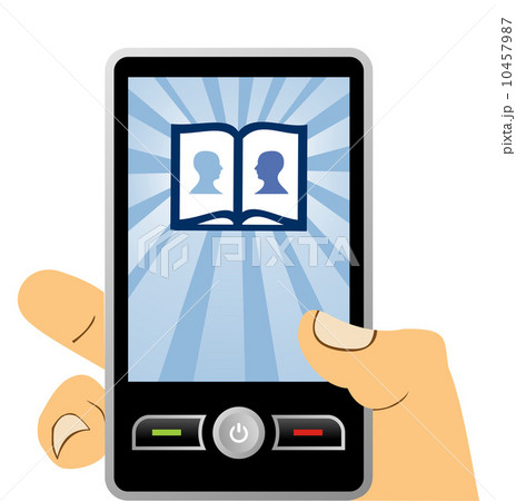 Phone mobile: connecting to social network 10457987