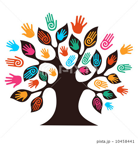 Isolated diversity tree hands 10458441