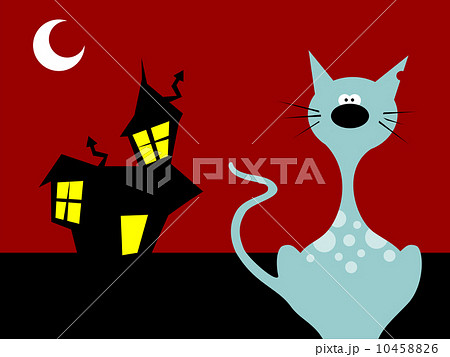 Halloween night cat Halloween night cat 10458826