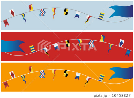 Banner of nautical flags. Banner of nautical flags. 10458827