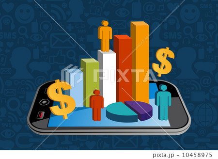 Smart phone financial activity 10458975