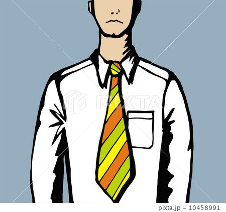 Sad business man with creative tie. 10458991