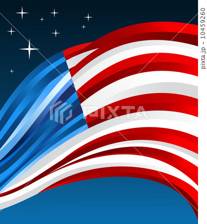 USA flag illustration background 10459260