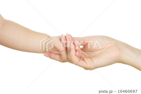 Baby hand holding mother hand 10460697