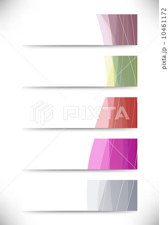 Collection of transparent business cards with waves Collection of transparent business cards with waves 10461172