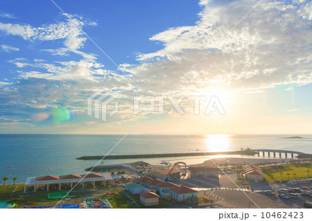 南の島の夕日、HDR 10462423