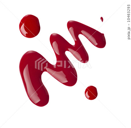 Red nail polish 10463293